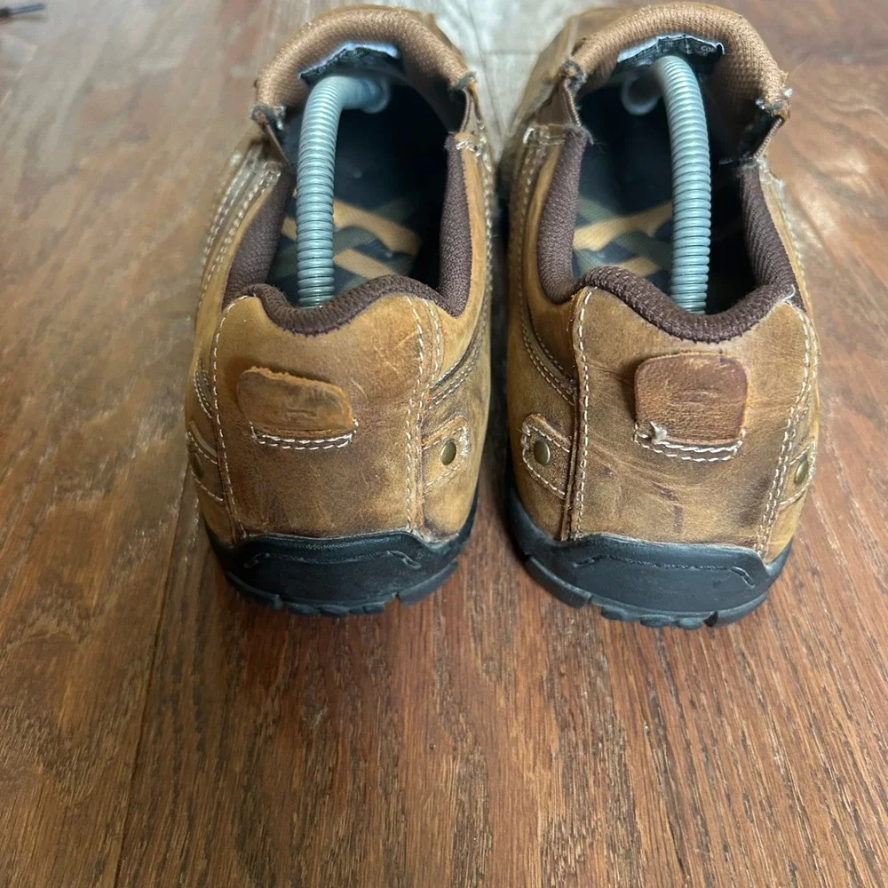 Skechers Diameter Relaxed Step Loafers Mens Brown Leather Slip On Size 12